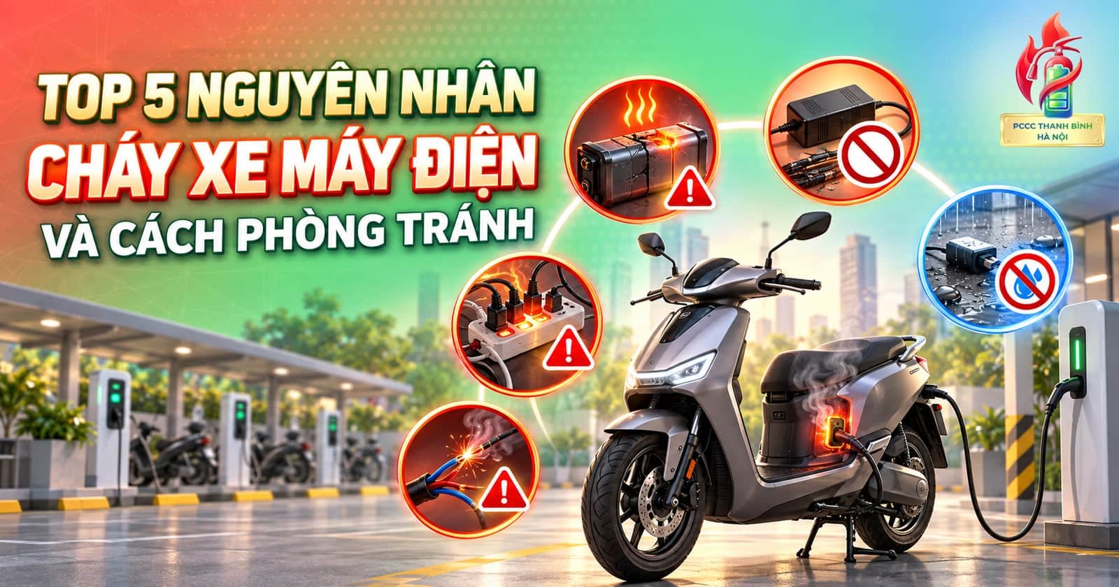 Top 5 nguyên nhân cháy xe máy điện và cách phòng tránh