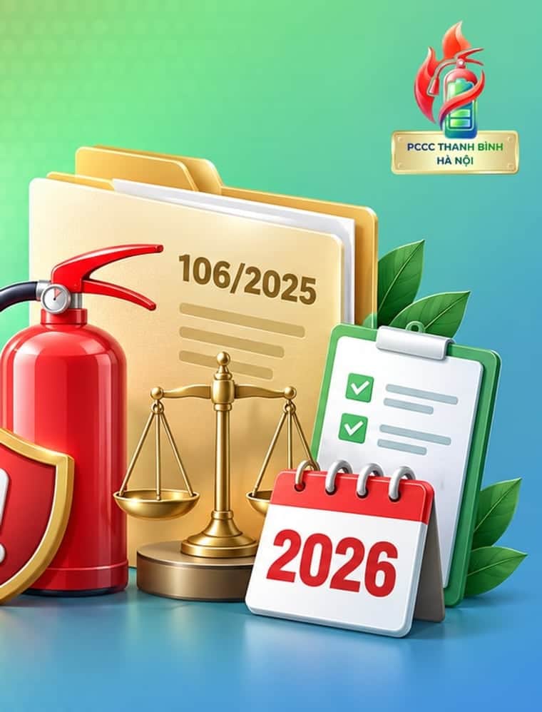 Bình chữa cháy, cân công lý, hồ sơ ghi 106/2025 và lịch 2026